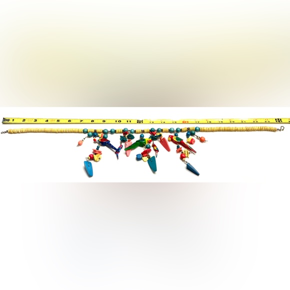 Vintage Parrot Necklace and Earrings - Picture 3 of 3